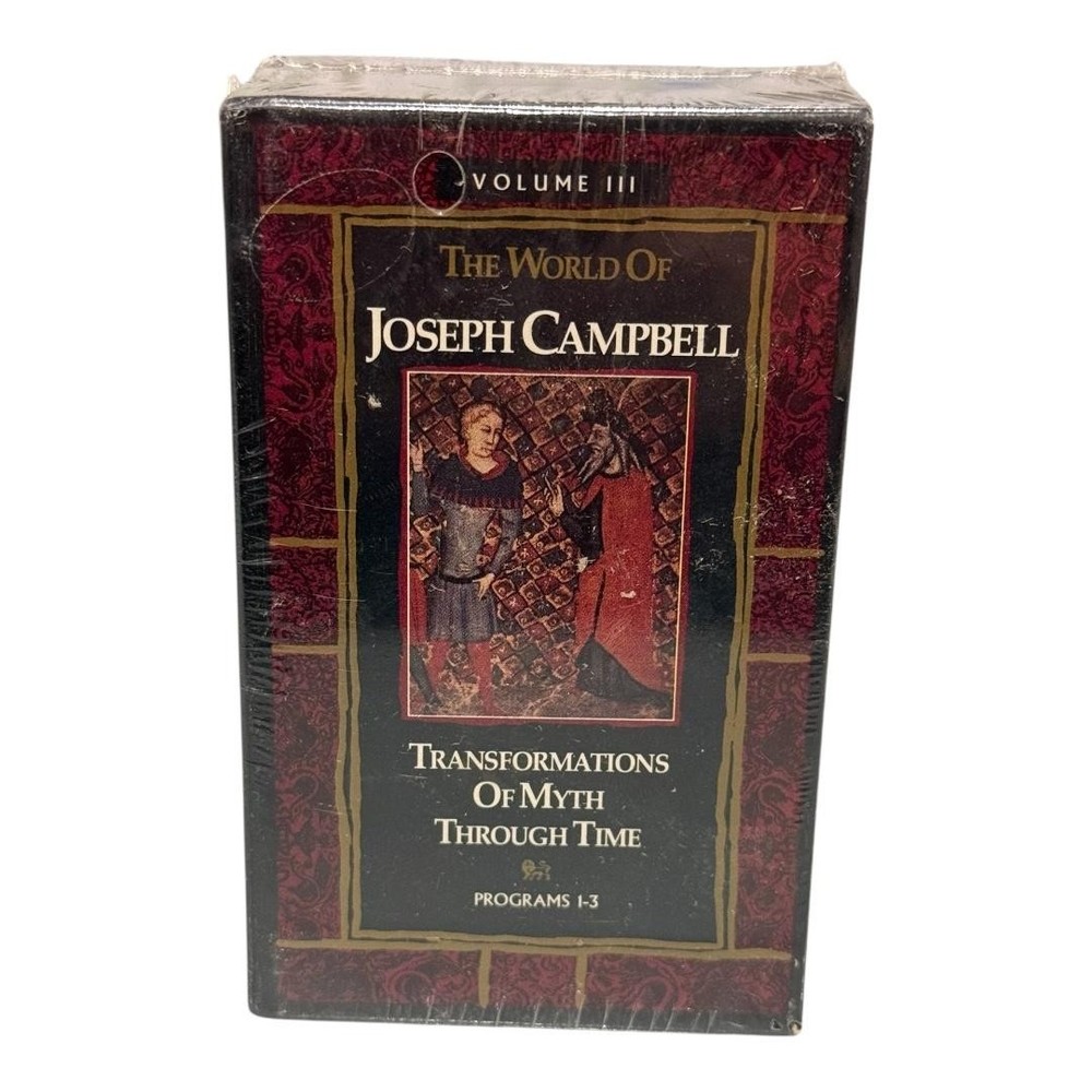 Vintage Joseph Campbell Transformations of Myth Audio Cassette Set Vol 3 Sealed