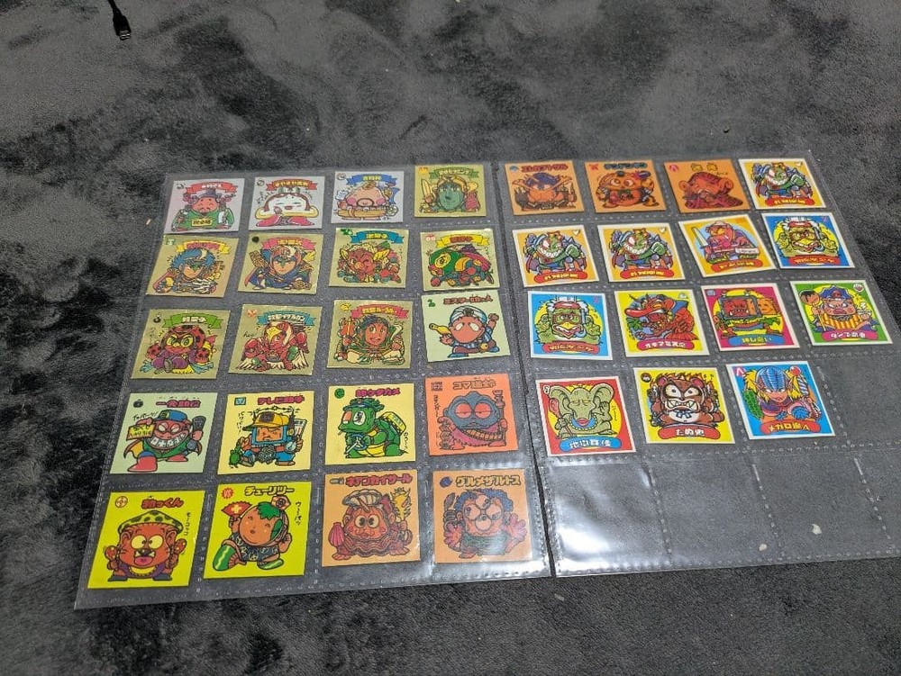 Bikkuriman Seal Set - Colorful Character Stickers, Excellent Condition, Large Co