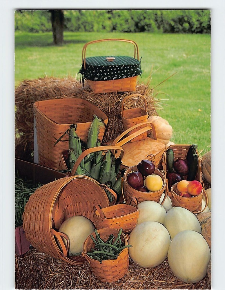 Postcard Classic Longaberger Basket Ohio