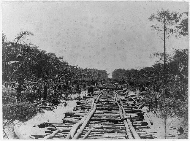 Photo:Attempt at building canal through Nicaragua, 1885-93