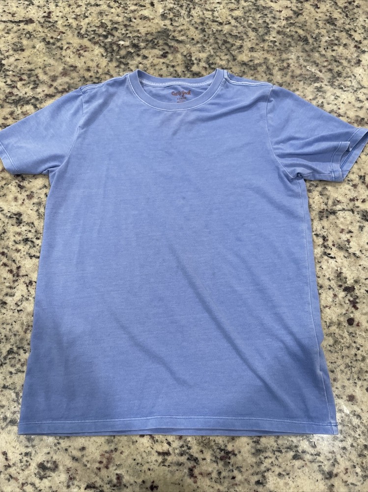 Cat & Jack Youth Boys Sky Blue Short Sleeve T-shirt - Size L (12/14)
