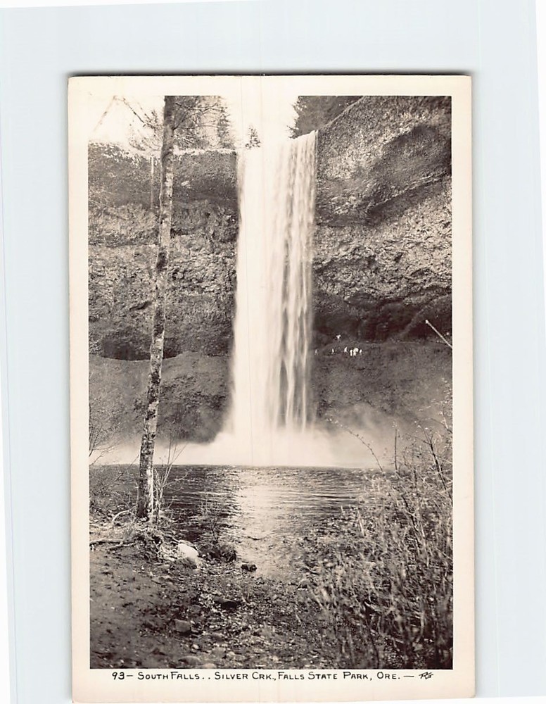 Postcard South Falls . . . Silver Creek Falls State Park Oregon USA