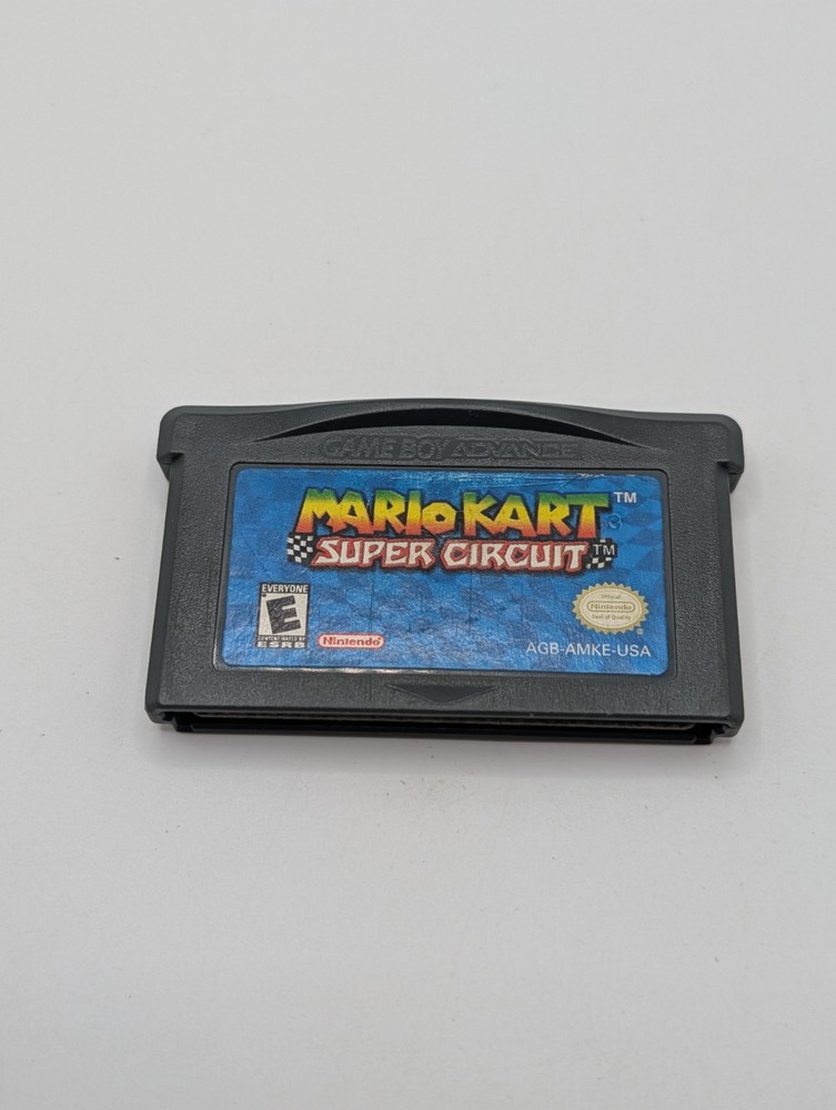 Mario Kart: Super Circuit Nintendo GameBoy Advance SP GBA SP - Tested