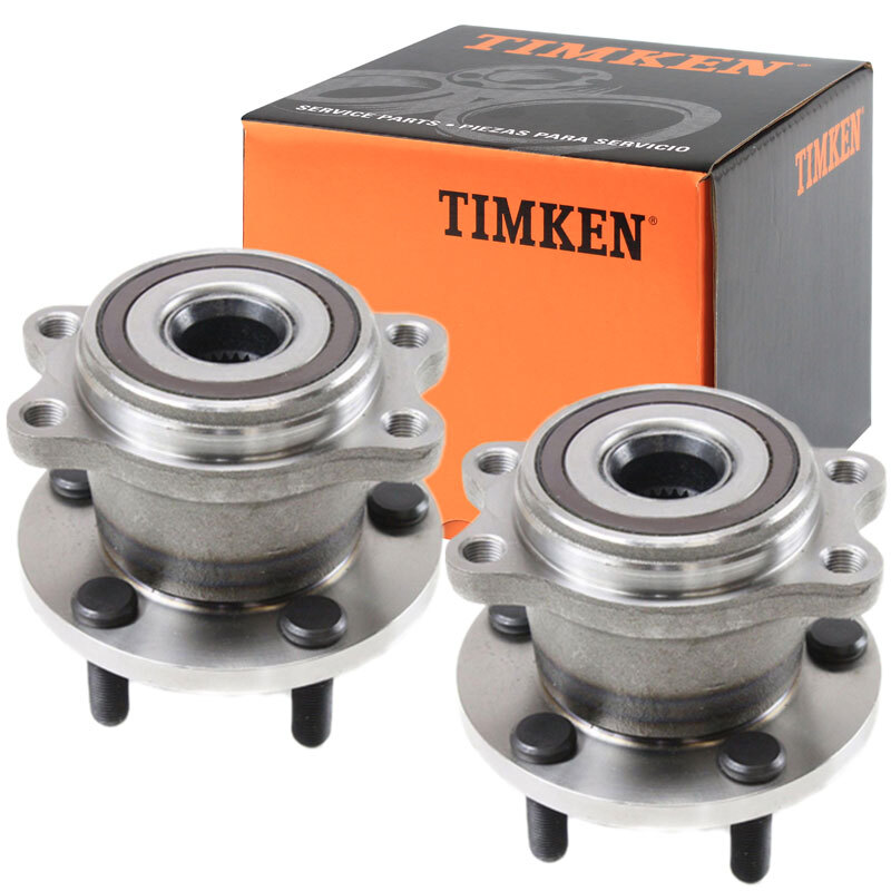 Timken Set Rear Wheel Hub Bearing Assembly for 05-09 Subaru Legacy Outback 5-Lug