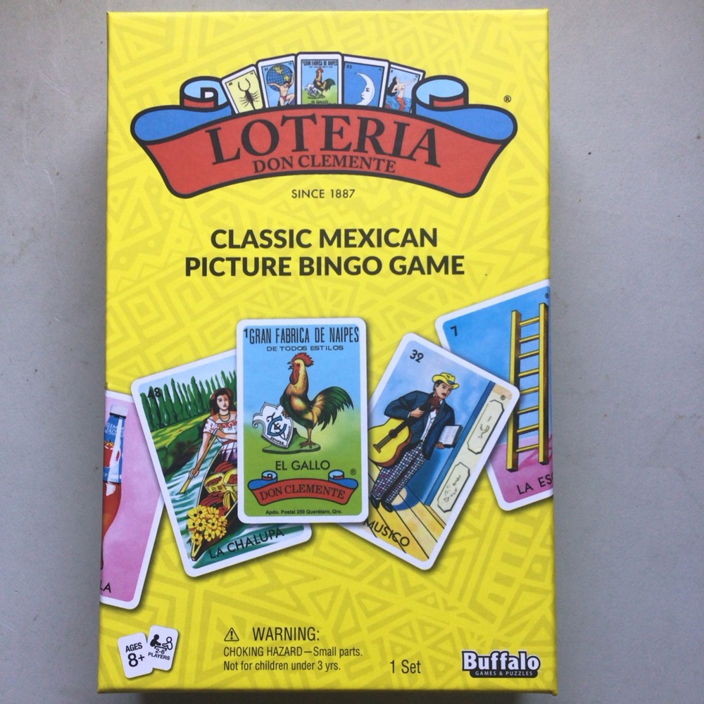Don Clemente Loteria Mexican Bingo Game Classic Picture Bingo NEW Sealed