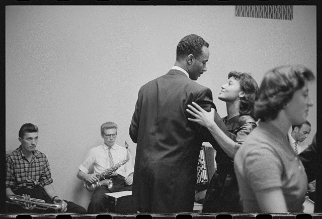 Photo:Moscow Soviet Union 1959 African American Couple Wedding Dance