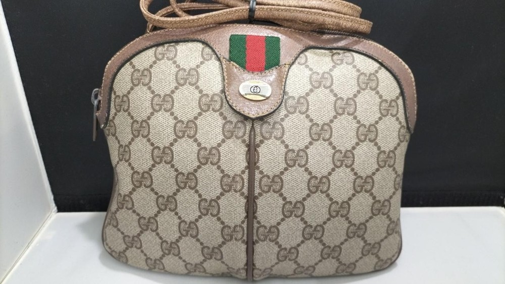Gucci 904 02 047 Black Leather Shoulder Bag for Women
