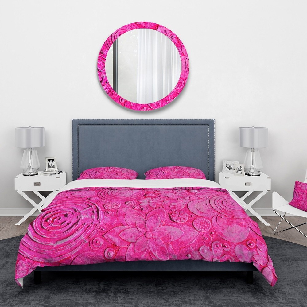 Designart 'Mix Of Summer hawaiin Flowers' Floral Bedding Set