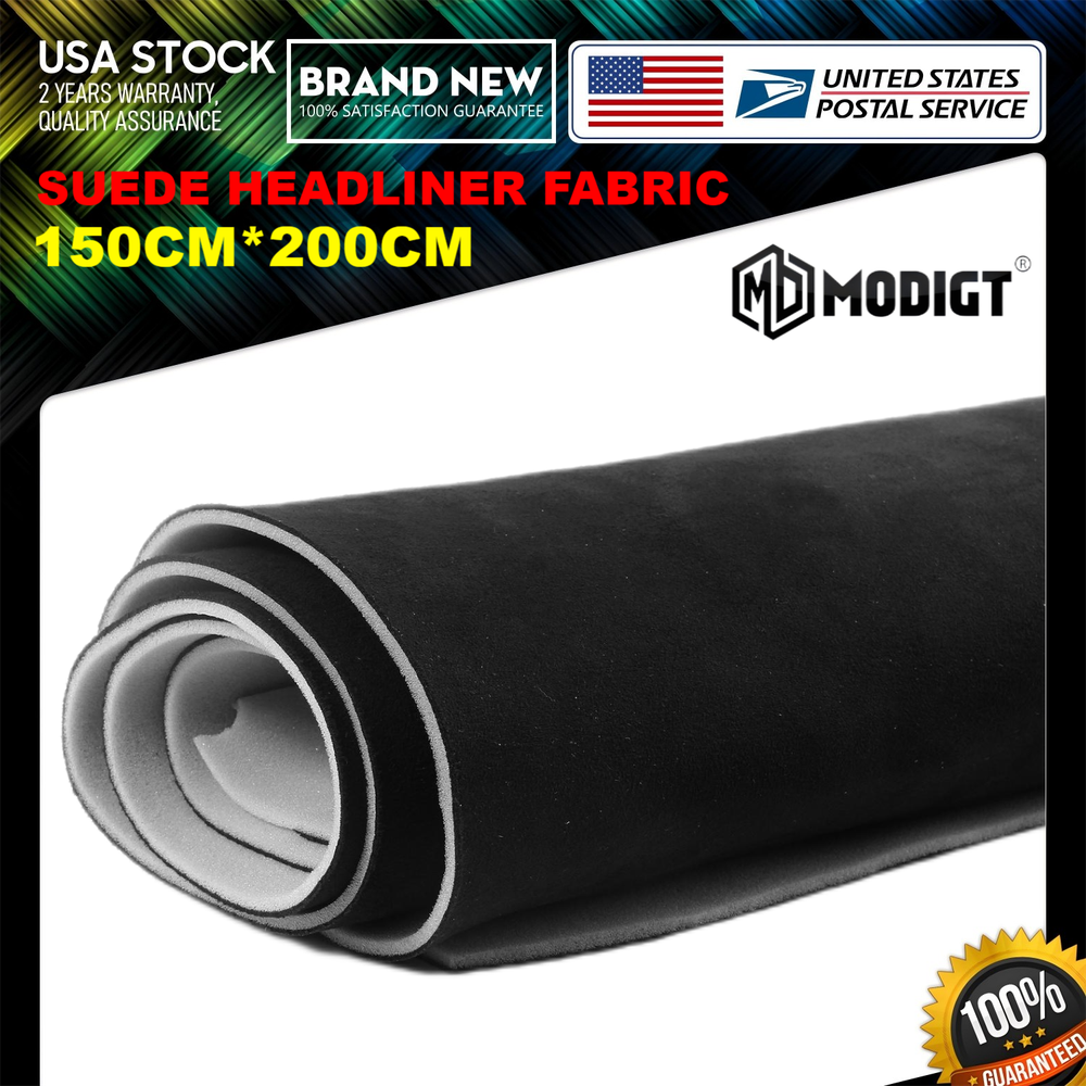 You pick Suede Headliner Fabric Foam Back Auto Roof Repair Upholstery Material