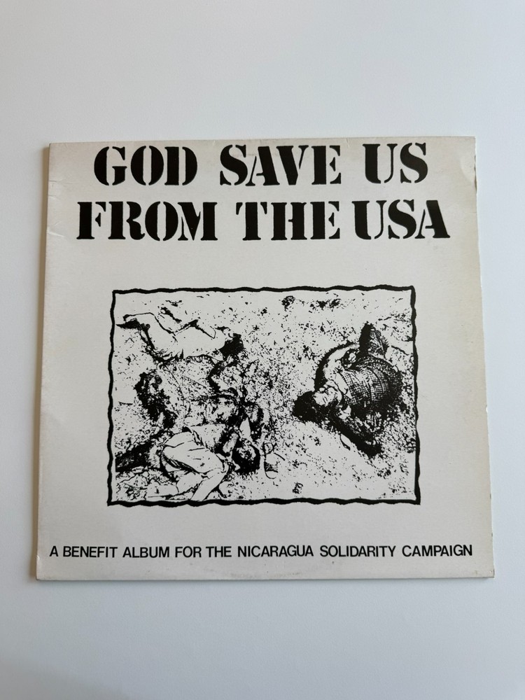 God Save Us From The USA LP Original Punk KBD Conflict Zounds Apostles Heresy