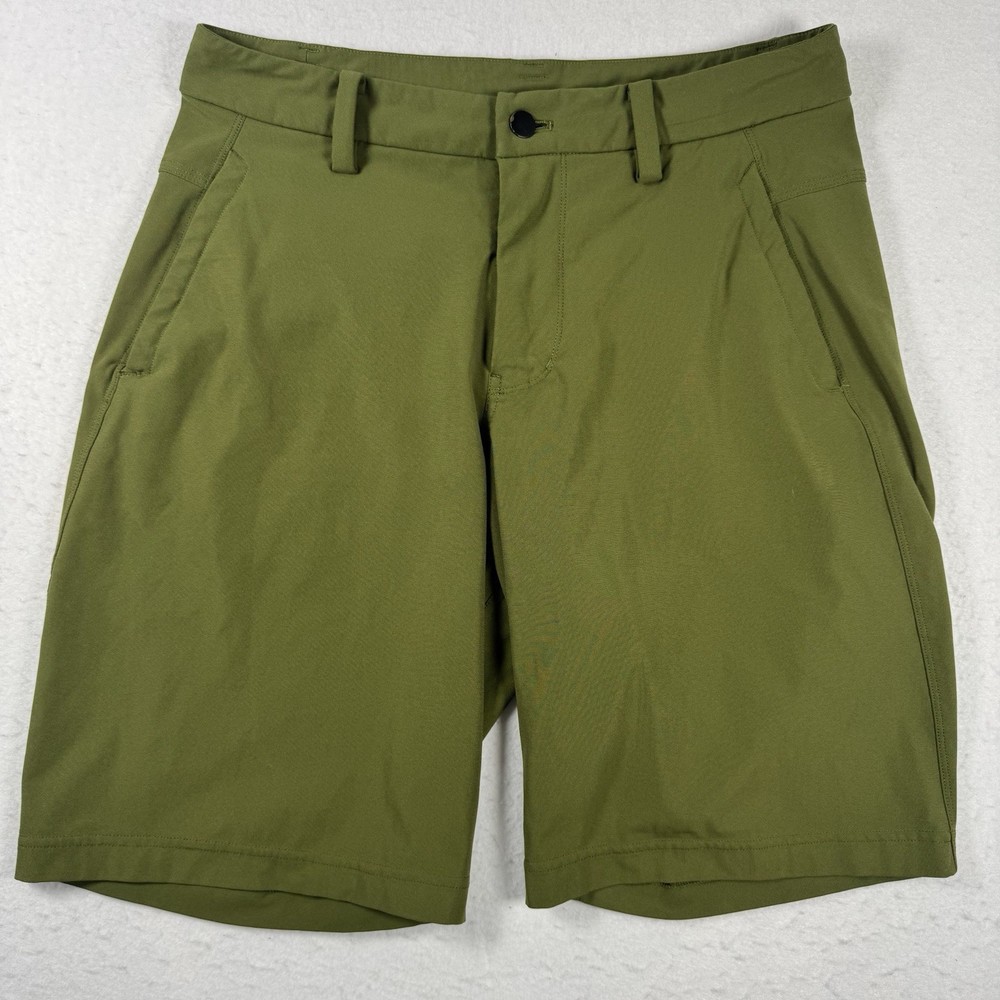 Lululemon Shorts Mens 32 Green Performance Stretch Casual Athletic