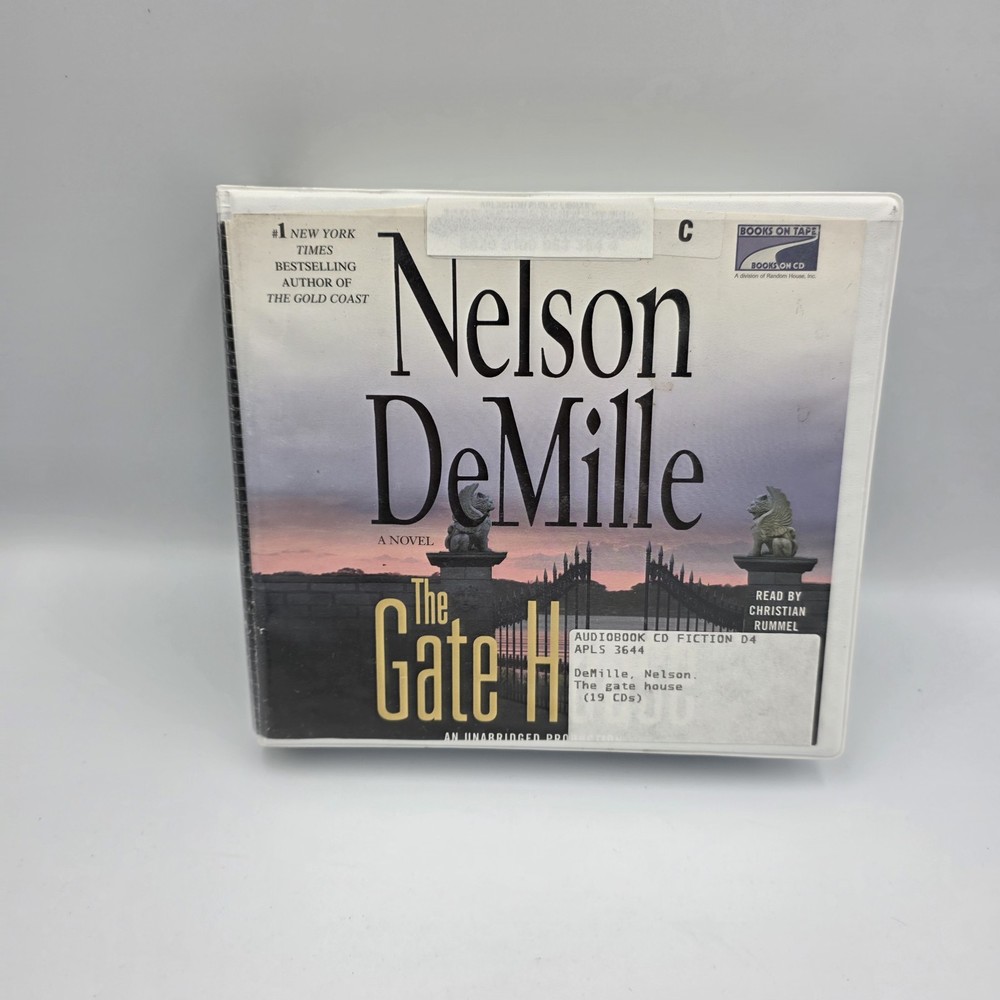 The Gate House By Nelson Demille Audibook  8 CD's Unabridged Jewel Case