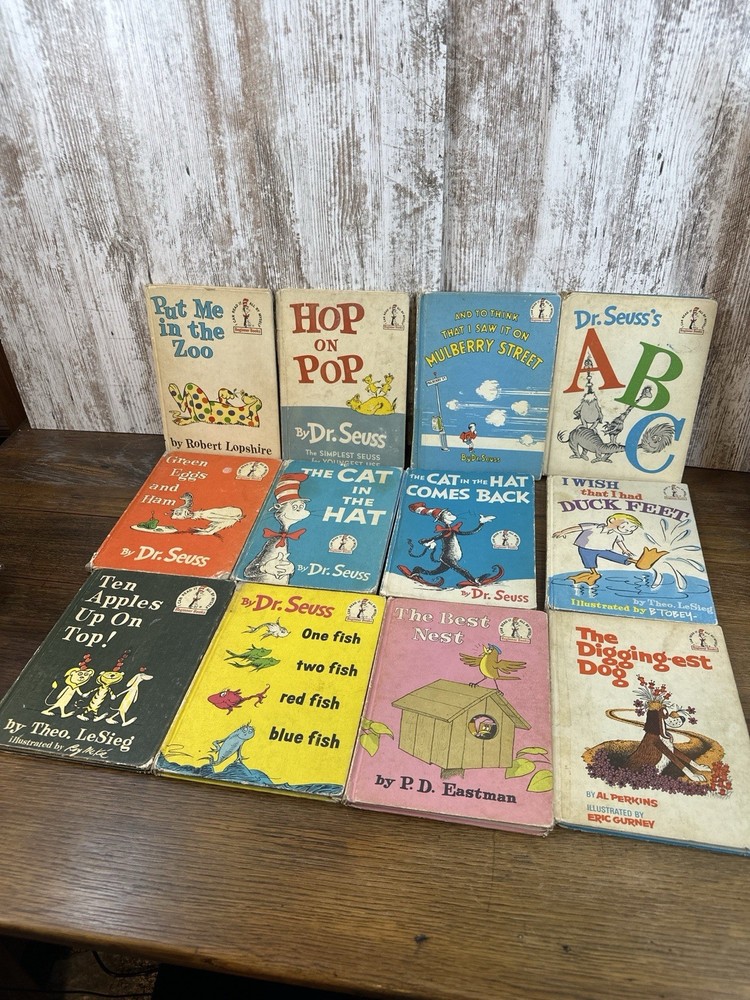 Dr. Seuss Vintage Hardcover Book Club Editions Lot of 12 | Reader Copies