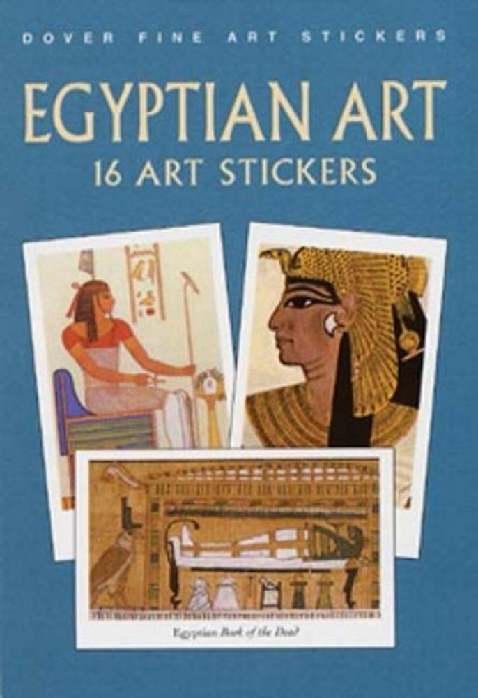 Egyptian Art: 16 Art Stickers by Anna Samuel (English) Paperback Book