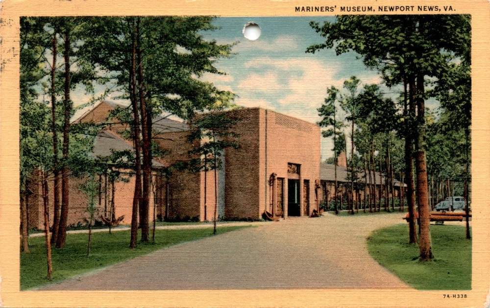 MARINERS' MUSEUM, NEWPORT NEWS, VA, Archer M. Huntington, THE Postcard