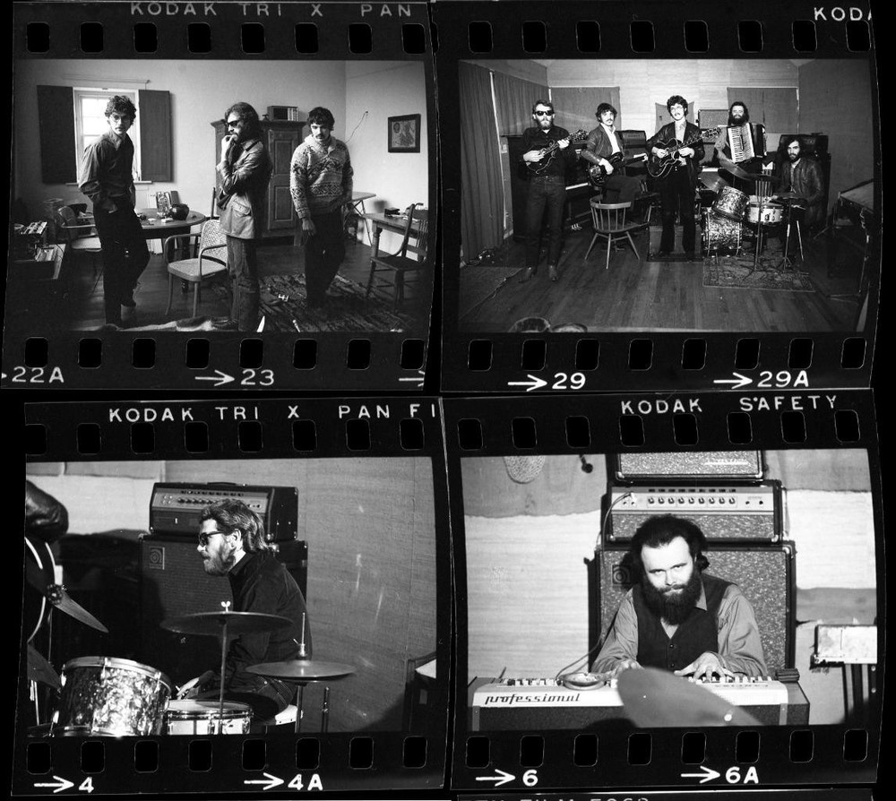 '69 The Band Rehearsal Woodstock NY Americana Folk Rock 35mm 4 Negative Lot A489