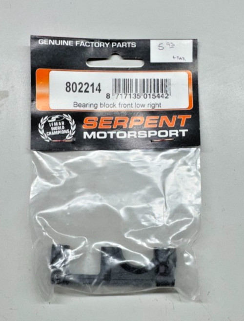 SERPENT 802214 - Bearing Block Front Lower Right - Serpent 710