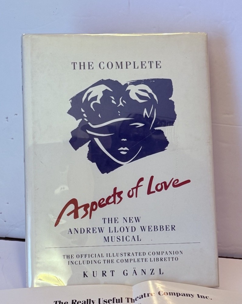 ASPECTS OF LOVE By David Garnett Hardcover Book & Original Poster 1990 NY