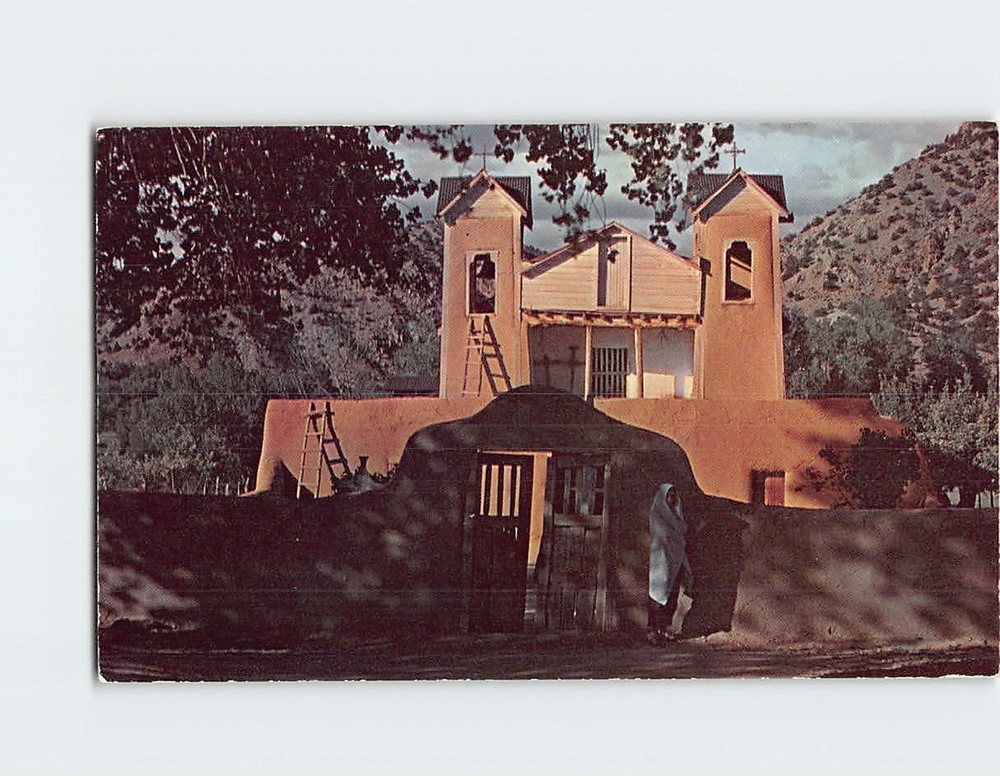 Postcard Santuario De Chimayo New Mexico USA