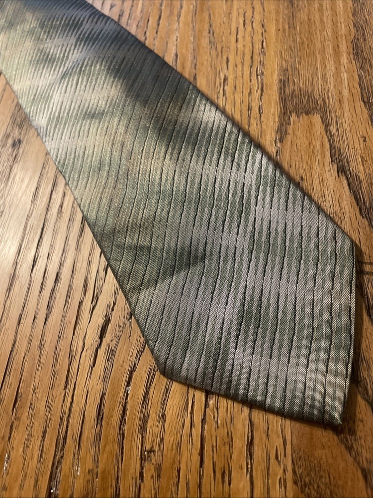 Vintage EUC Zanetti Striped Abstract Silk Tie Men’s Necktie Made In Italy