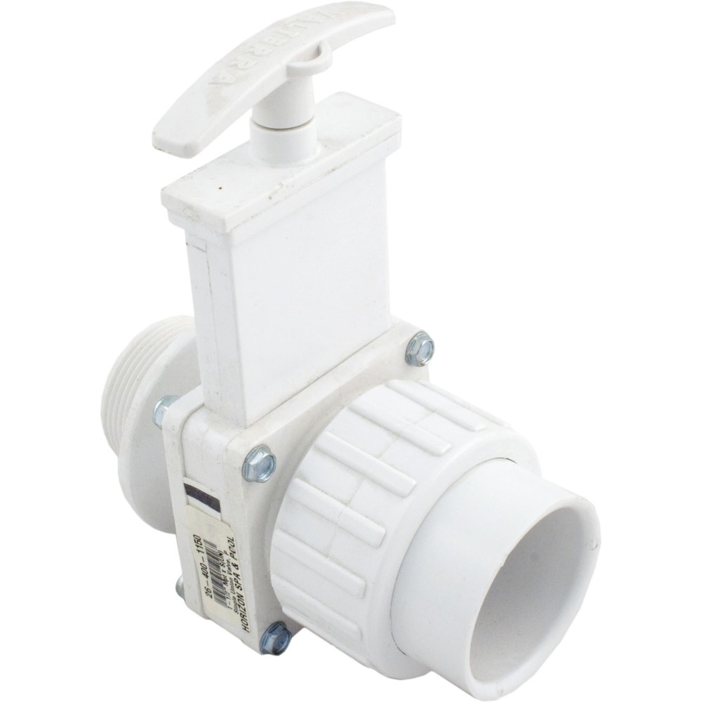 3-Piece Gate Valve by Valterra 1-1/2 MPT x 1-1/2 Union 45psi Model 6124