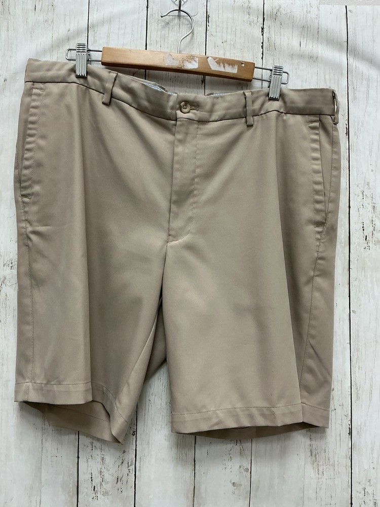 Men’s Peter Millar  Performance Golf Shorts Size 38 Khaki 0424-249