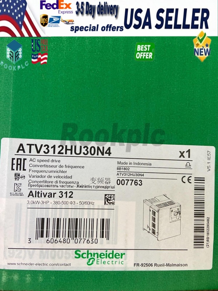 SCHNEIDER ELECTRIC # ATV312HU30N4 variable frequency speed drive