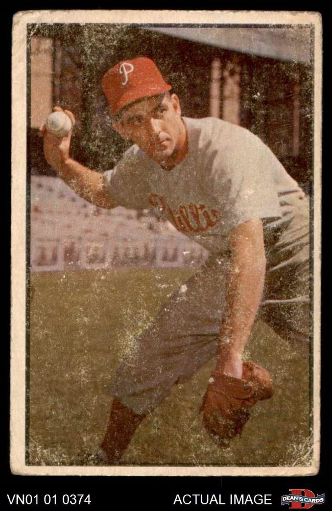 1953 Bowman #60 Granny Hamner Phillies 1 - POOR