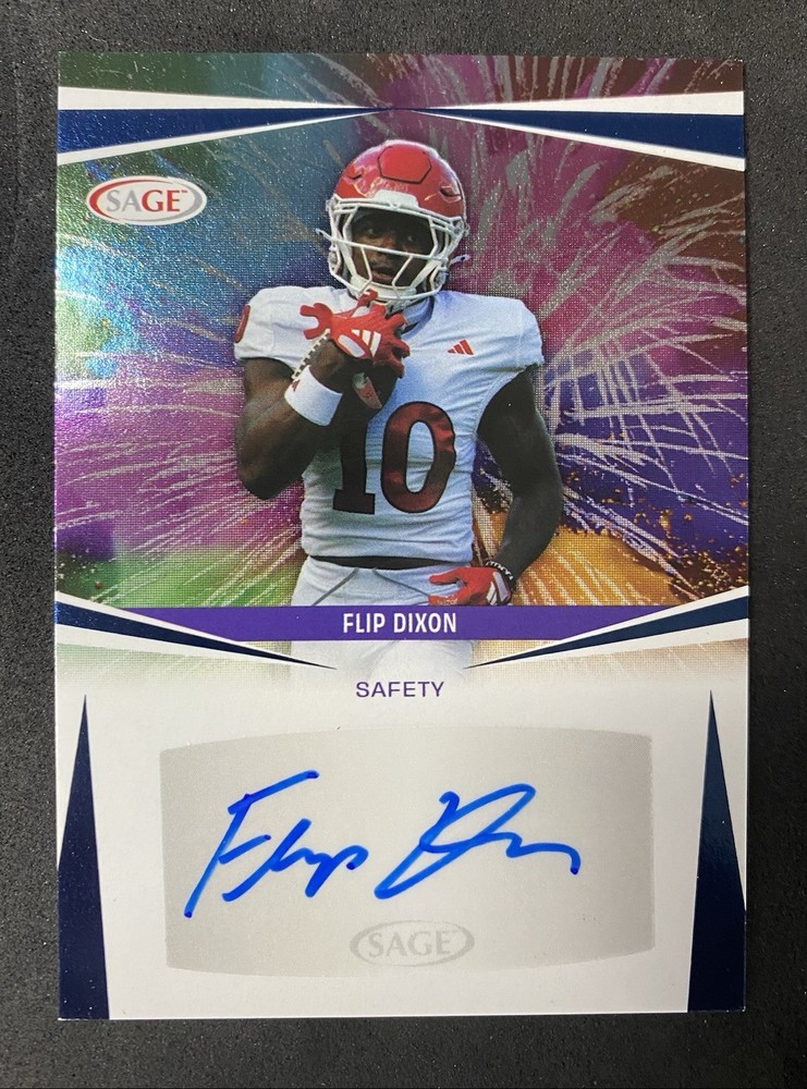 2025 Sage High Series - Autographs Flip Dixon #A-FD Blue (AU, RC)