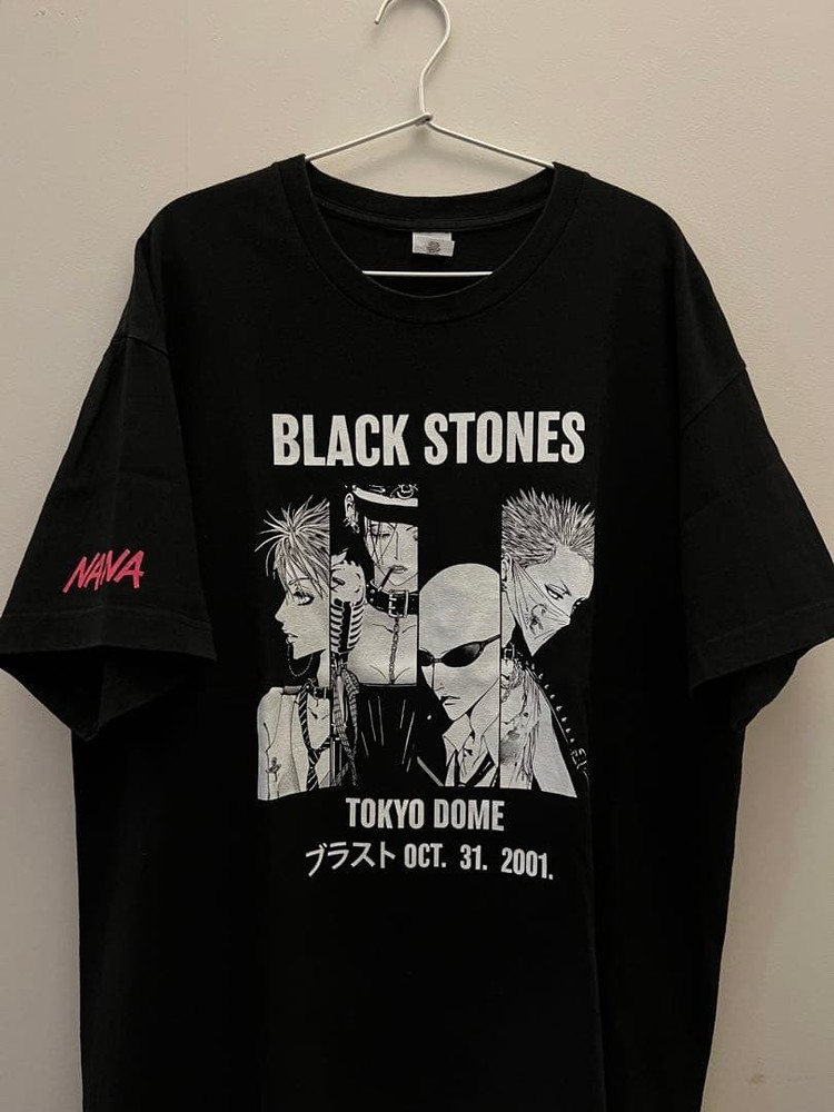 NANA Ai Yazawa 00s Anime T Shirt Blast Black XL Rare Vintage Authentic Genuine