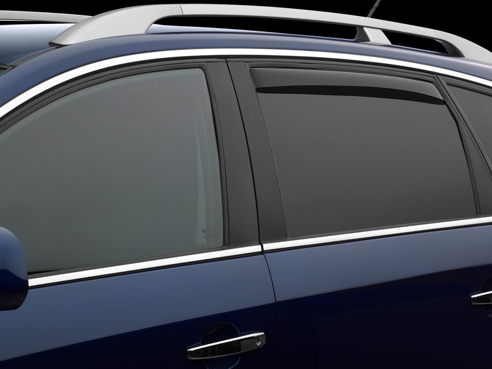 WeatherTech Side Window Deflectors for 2018-2022 Honda Accord - Dark Tint, 81908