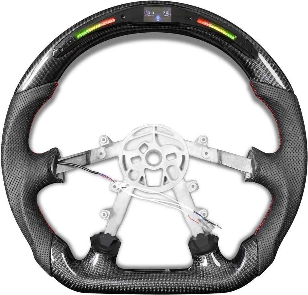 Steering Wheel Corvette C5 1997-2004 LED Shift Indicator D-shaped Racing Display