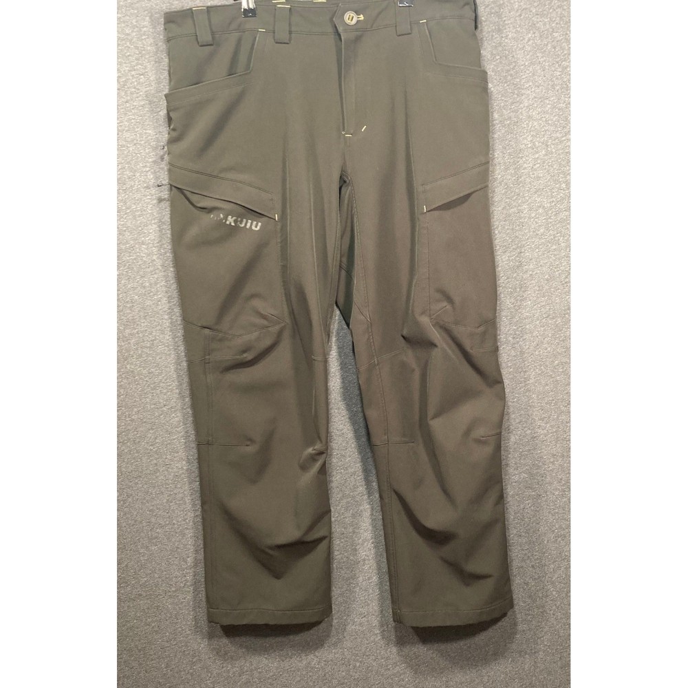 KUIU Attack Men 38 Olive Green Toray Primeflex DWR Hunting Pants 0061