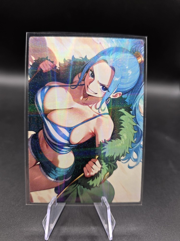Vivi Nefeltari One Piece Holographic Anime Collectible Trading Card