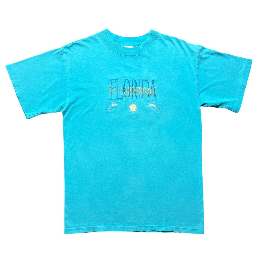 Vintage 90s Desert Heat Florida T Shirt Medium Fort Lauderdale Single Stitch M