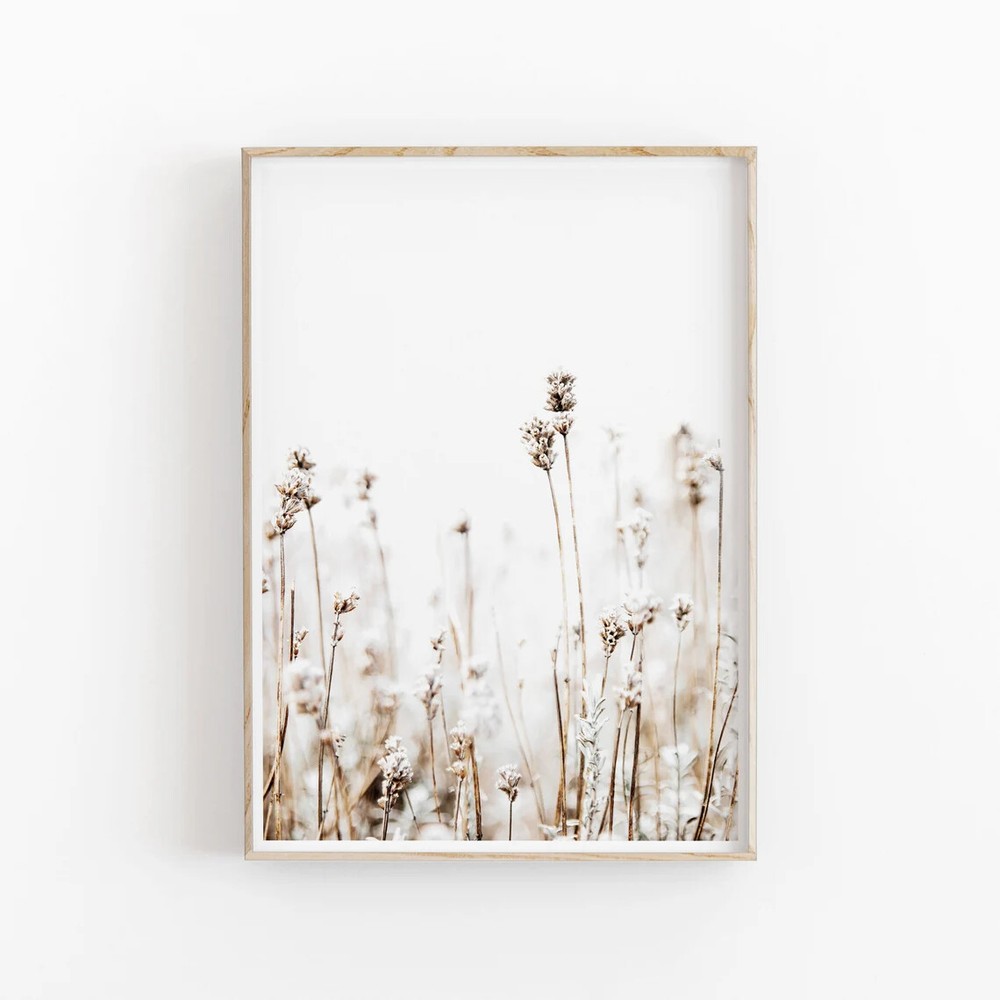 Dried Botanical Grass Poster Premium Quality Choose your Size
