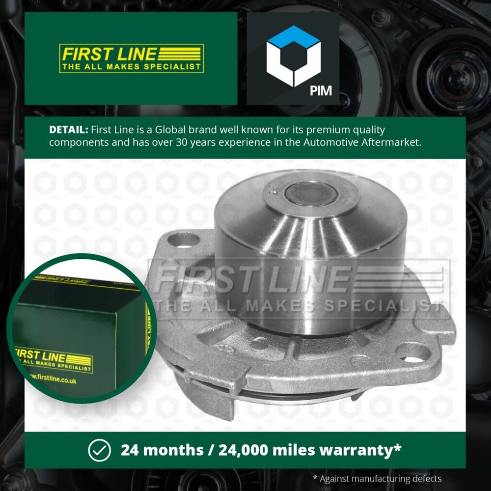 Water Pump fits FIAT BRAVO 1.4 95 to 01 Coolant Firstline 7762924 Quality New