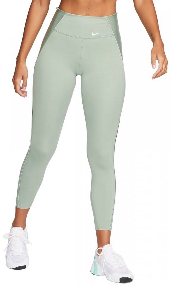 Nike Jade Green Smoke Sail Dri-FIT One Icon Clash 7/8 Leggings Women’s size xs