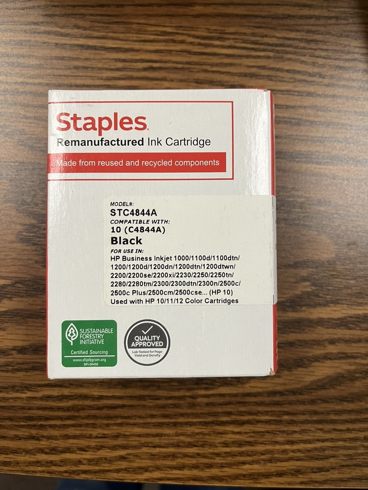 TRU RED  Ink Cartridge Replacement for HP 10  (Black)