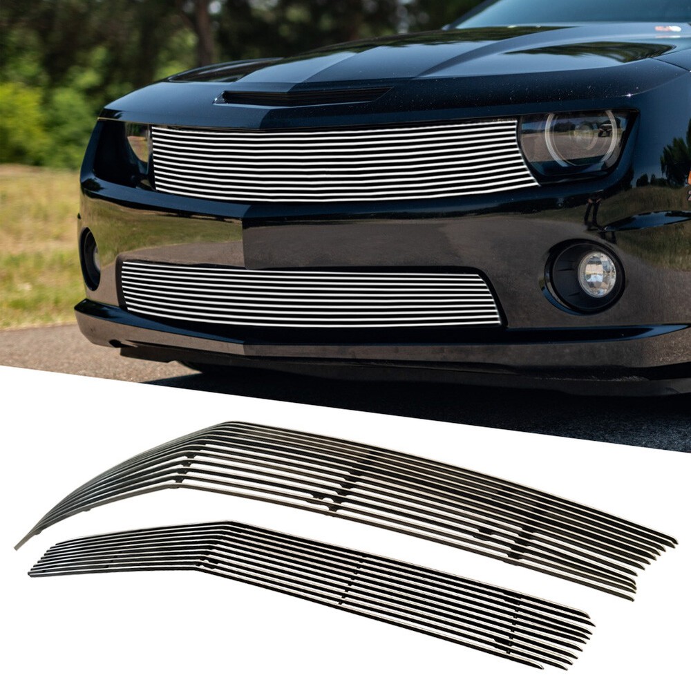 2010-2013 Chevy Camaro SS V8 Chrome Billet Grille Insert Combo