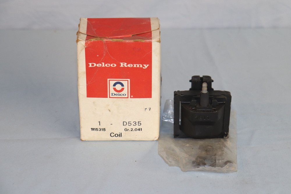 GENUINE NOS DELCO REMY 1115315 D535 IGNITION COIL, GM 1985 THRU 1997, DR-31