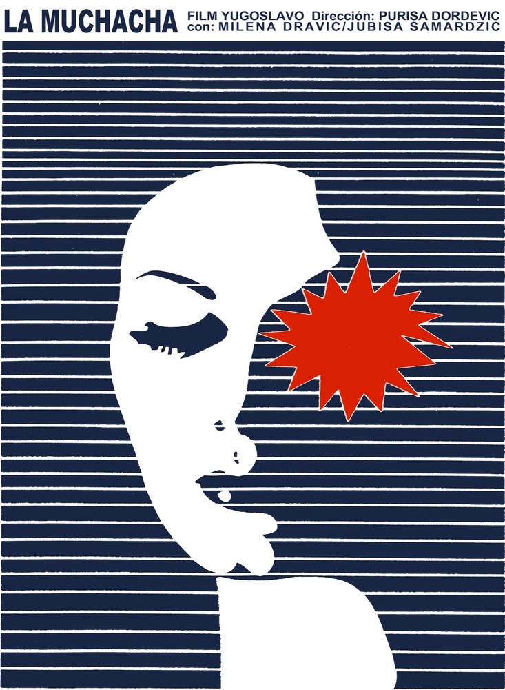 La Muchacha, the girl wall Decoration Poster.Graphic Art Interior design.3557