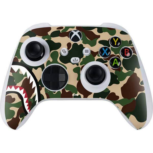 Camouflage Xbox Series S Controller Skin - Shark Teeth Street Camo