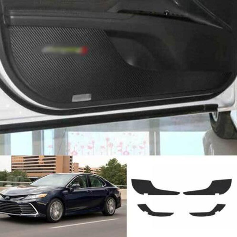 Adhesivo de fibra de carbono para moldura de panel antipatadas para puerta interior Toyota Camry 2018-2023