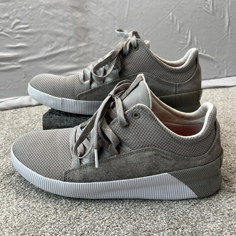 Sorel Shoes Womens 9 Out N About Plus Sneakers Gray Lace Up Low Top NL4090-081
