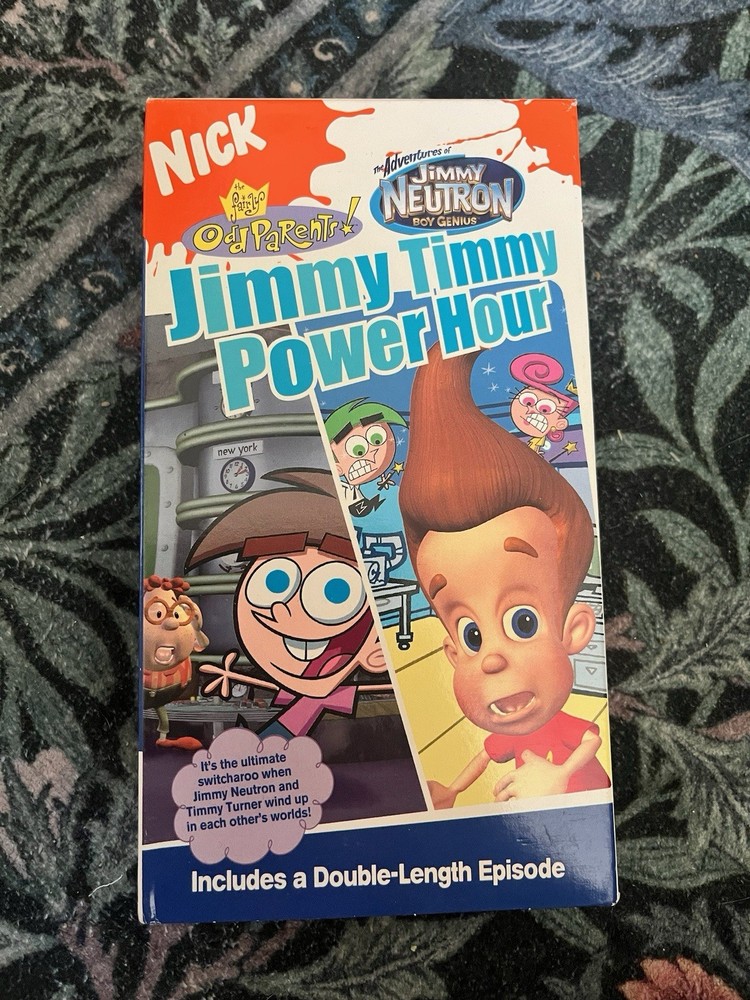 Jimmy Timmy Power Hour (VHS, 2004) Nickelodeon Jimmy Neutron & Fairly Oddparents