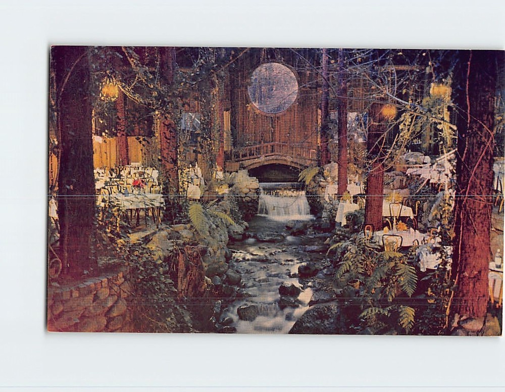 Postcard Dining Room World Famous Brookdale Lodge Brookdale California USA