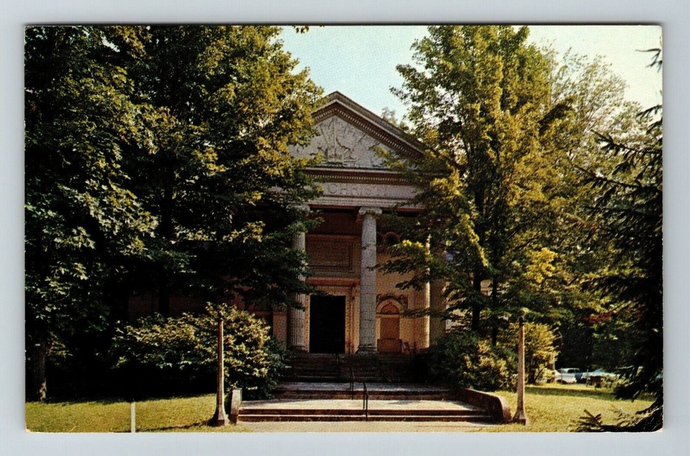 Chautauqua NY-New York, Hall Christ, Religion, Outside, Vintage Postcard