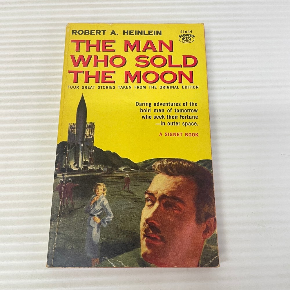 The Man Who Sold The Moon Science Fiction Paperback Book Robert A. Heinlein 1959
