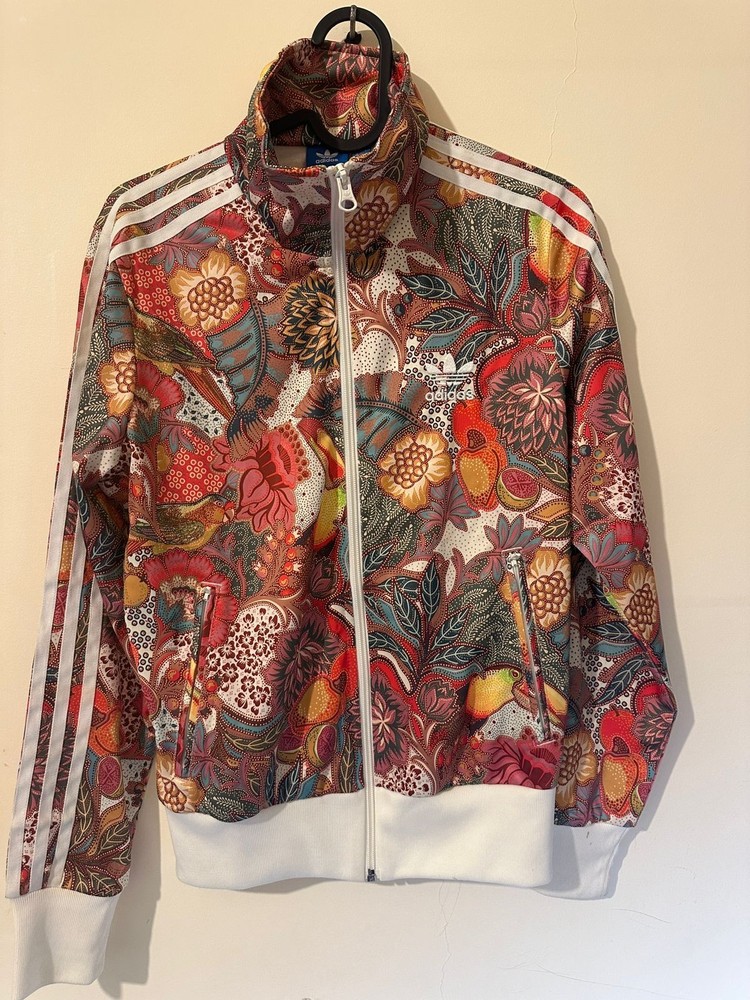Adidas Originals x FARM Rio Floral Firebird Jacket Women’s UK 8
